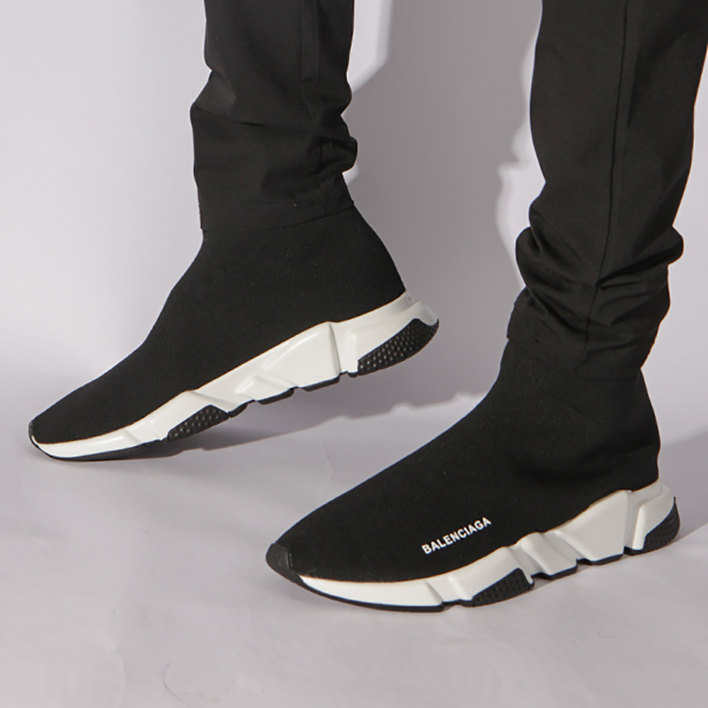 Balenciaga Speed Trainer Bicolor Black Sole - everydesigner