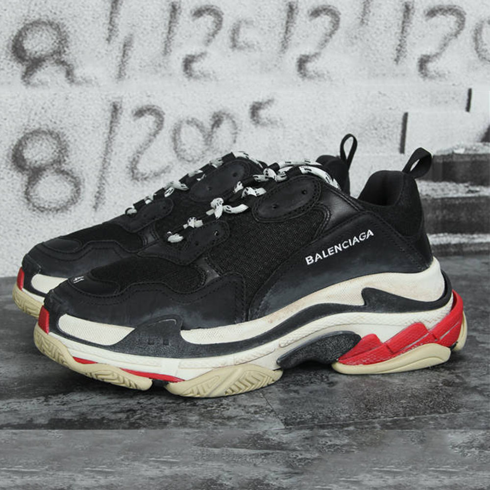 [Updated Best Version] Balenciaga Triple S Sneaker Black Red White - everydesigner