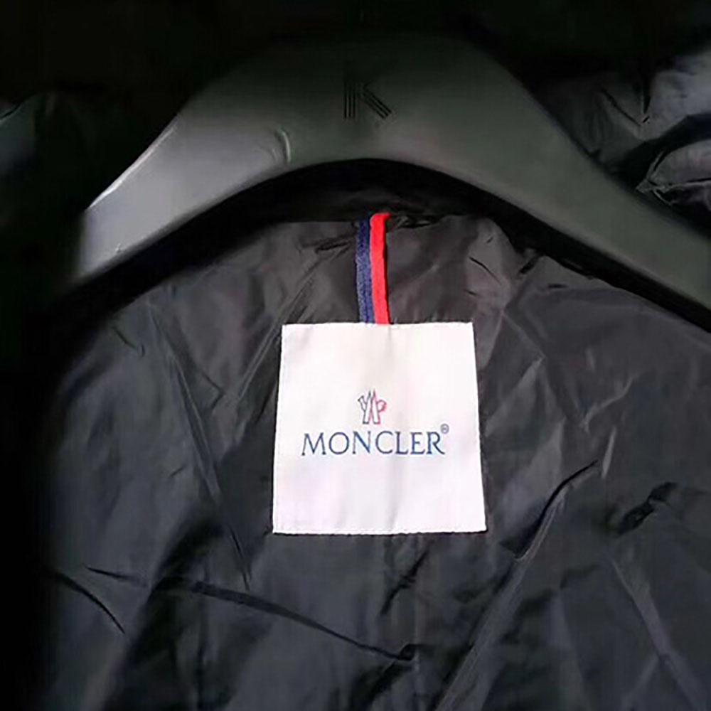 Moncler Jacket With Moncler Embroidered Ribbon Trim(Black) - everydesigner