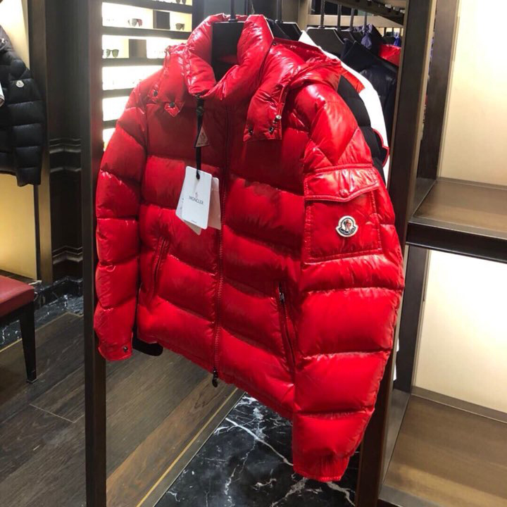 Moncler Red Down Jacket - everydesigner