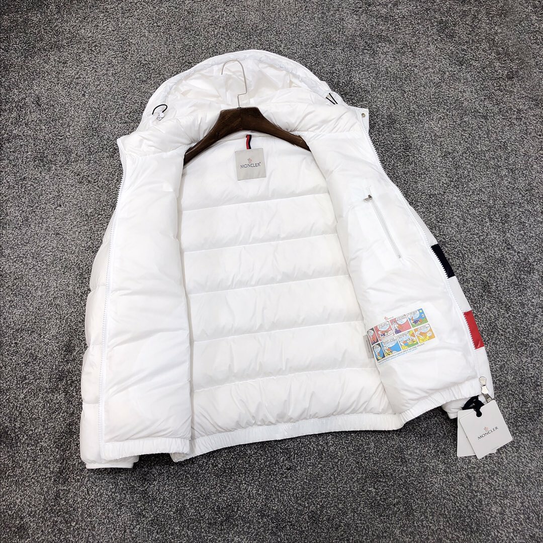 Moncler White Down Jacket - everydesigner