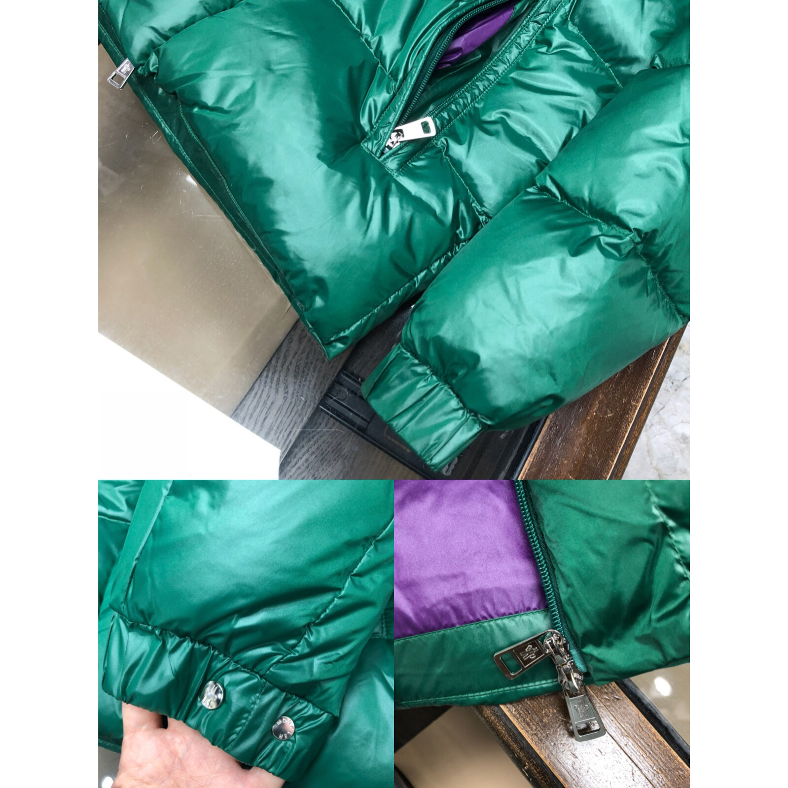 Moncler Down Jacket Blue/Green - everydesigner