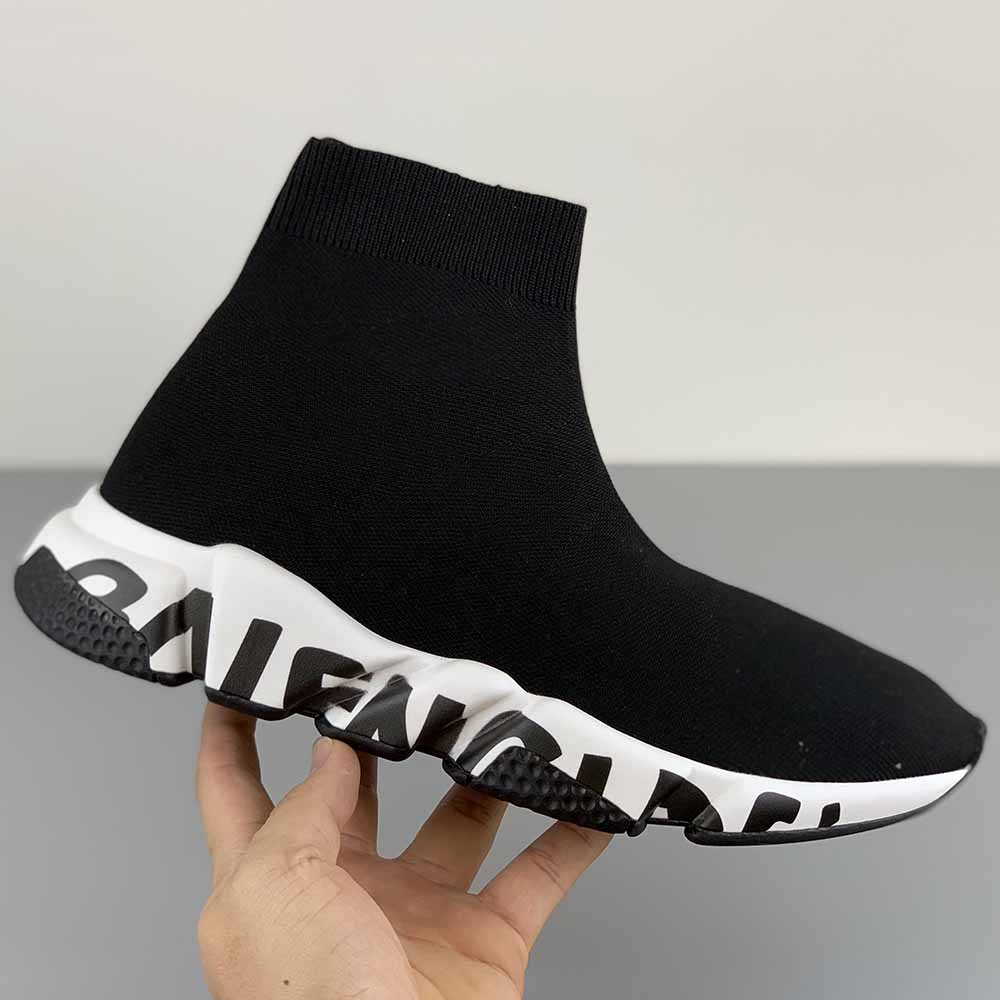 Balenciaga "Graffiti" Speed Trainers  - everydesigner