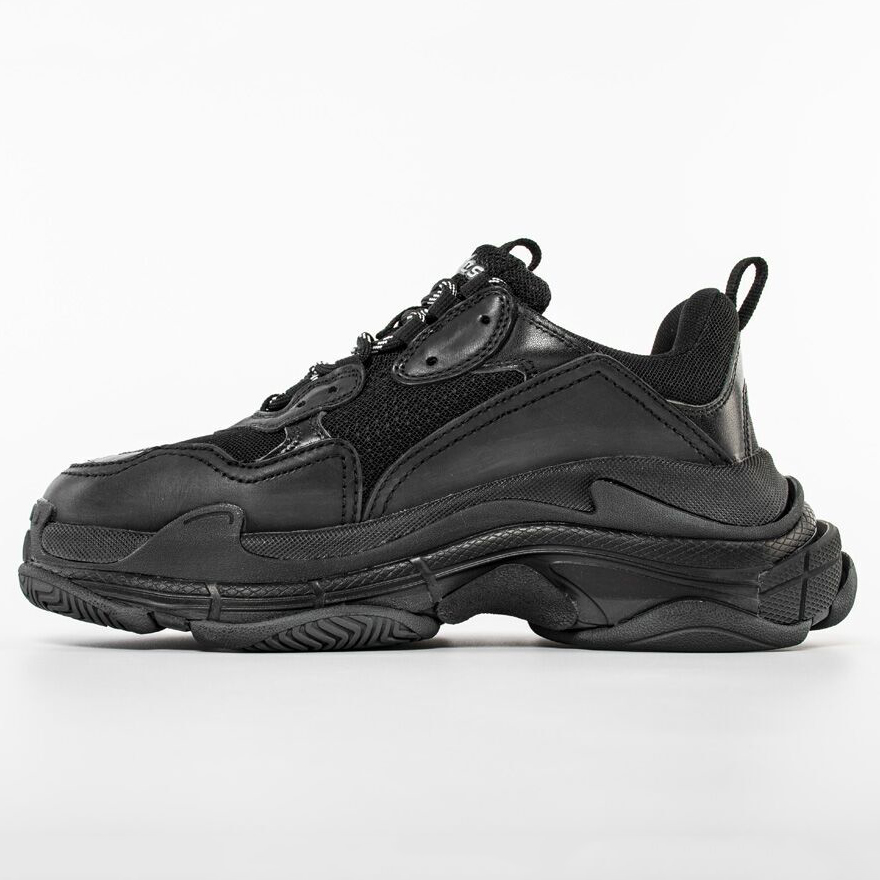 Balenciaga Triple S Trainers Black - everydesigner