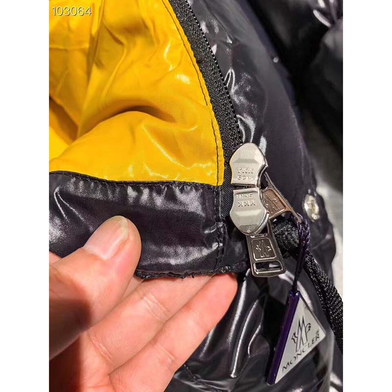 Moncler Down Jacket  Black/Yellow - everydesigner