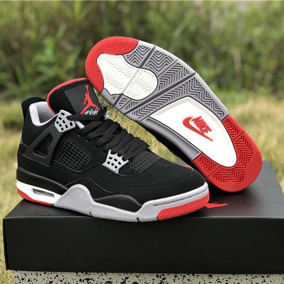 Jordan AJ 4 "Bred" Sneakers - everydesigner