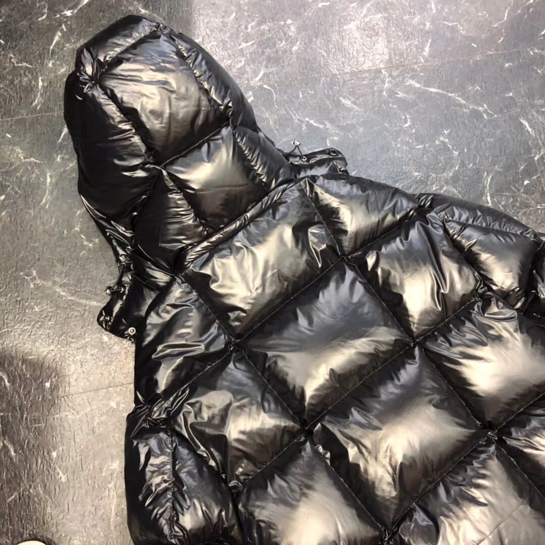 Moncler Black Long Down Jacket - everydesigner