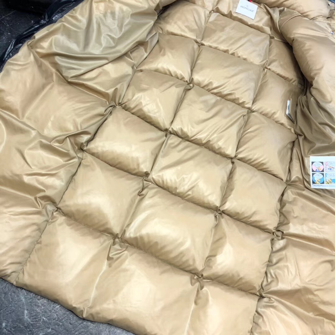 Moncler Black Long Down Jacket - everydesigner