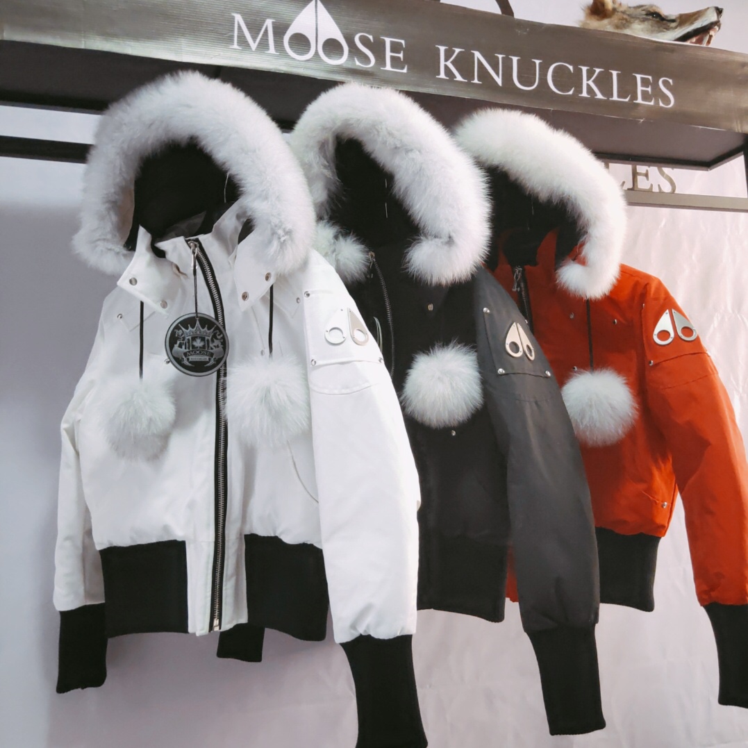 Moose Knuckles White Down Jacket  - everydesigner