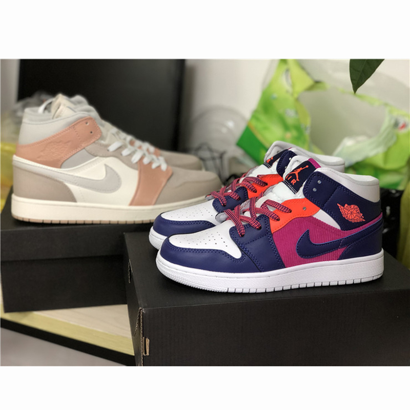 Jordan Air Jordan 1 Mid GS Fire Pink - everydesigner