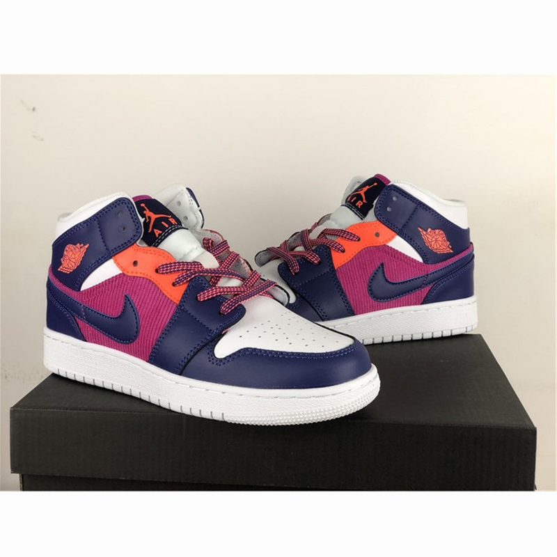 Jordan Air Jordan 1 Mid GS Fire Pink - everydesigner