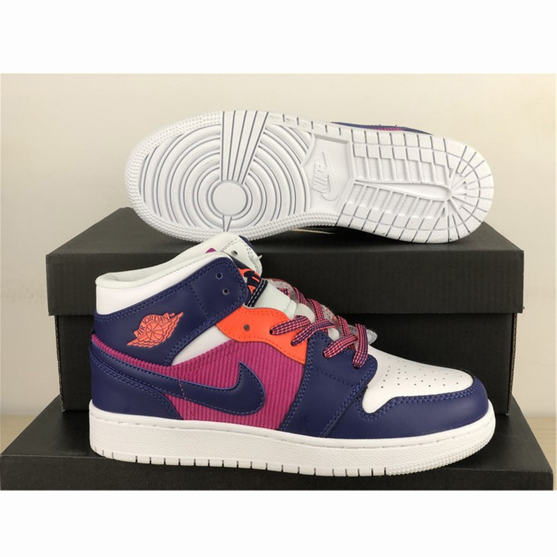 Jordan Air Jordan 1 Mid GS Fire Pink - everydesigner