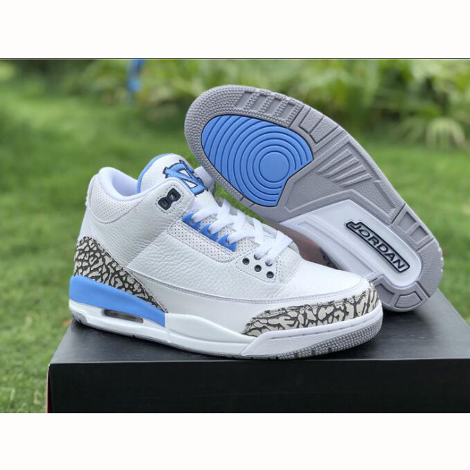 Jordan Air Jordan 3 UNC Mens Basketball Sneaker - everydesigner