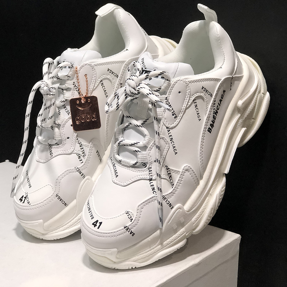 Balenciaga Allover Logo Triple S Sneaker  - everydesigner