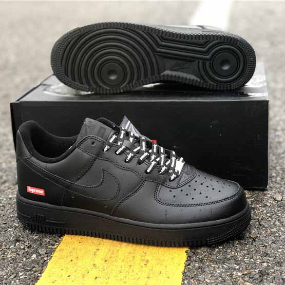 Nike X Supreme Air Force 1 Black - everydesigner