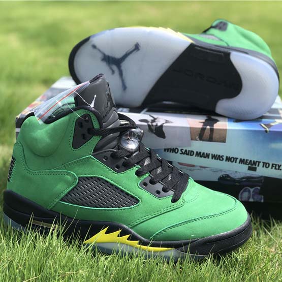 Jordan Air 5 SE "Oregon Ducks" CK6631-307 - everydesigner