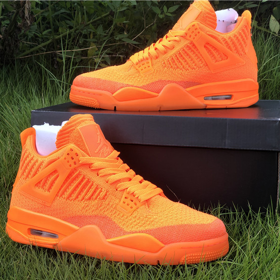 Jordan 4 Retro Flyknit Orange - everydesigner