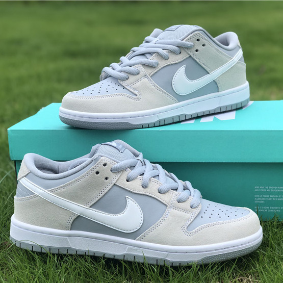 Nike Sb Dunk Low Trd White Summit Wolf Grey AR0778-110 - everydesigner