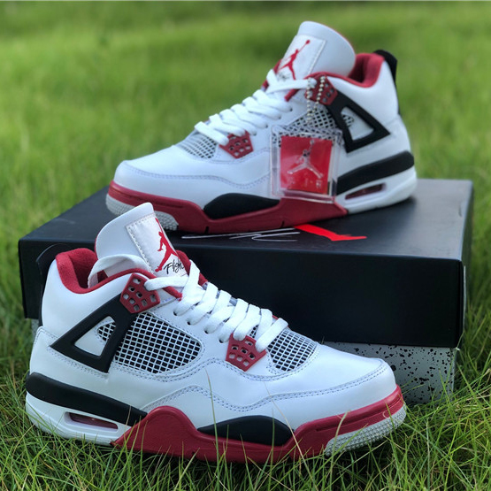 Jordan AJ4 Retro "Fire Red" 308497 110 - everydesigner