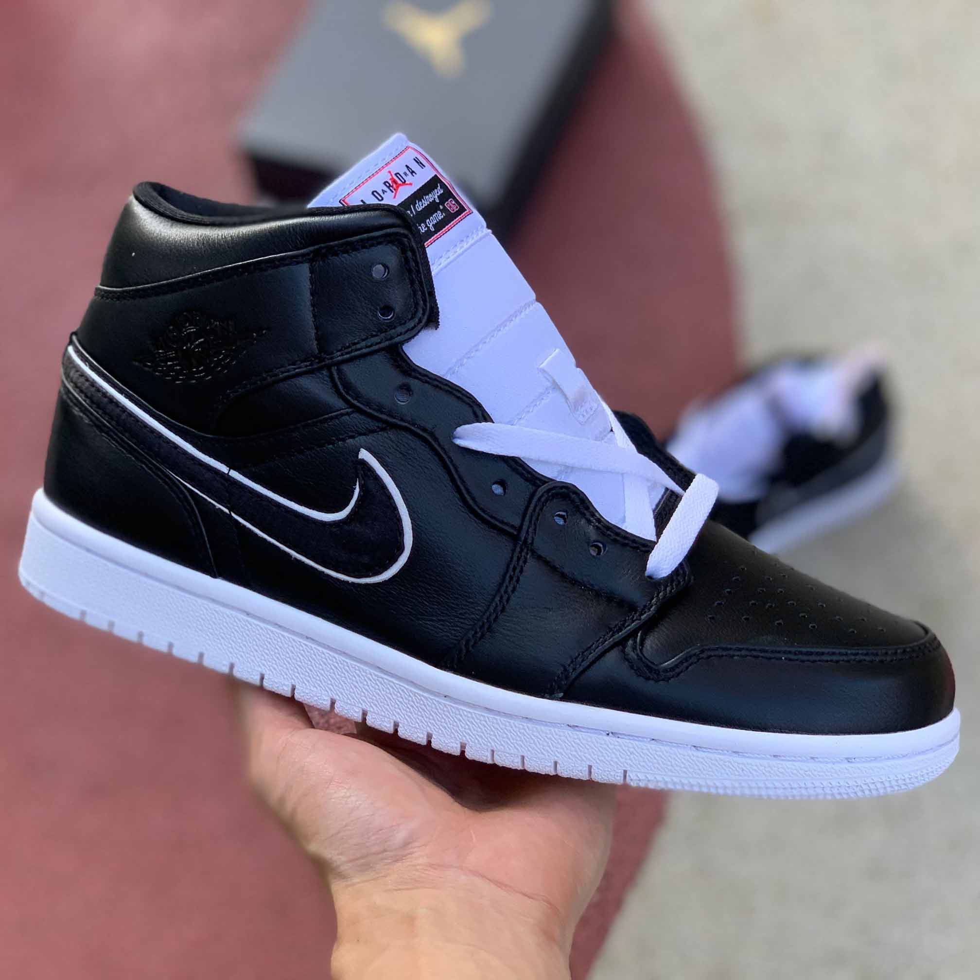 Air Jordan 1 Retro Mid "Maybe I Destroyed The Game" - everydesigner