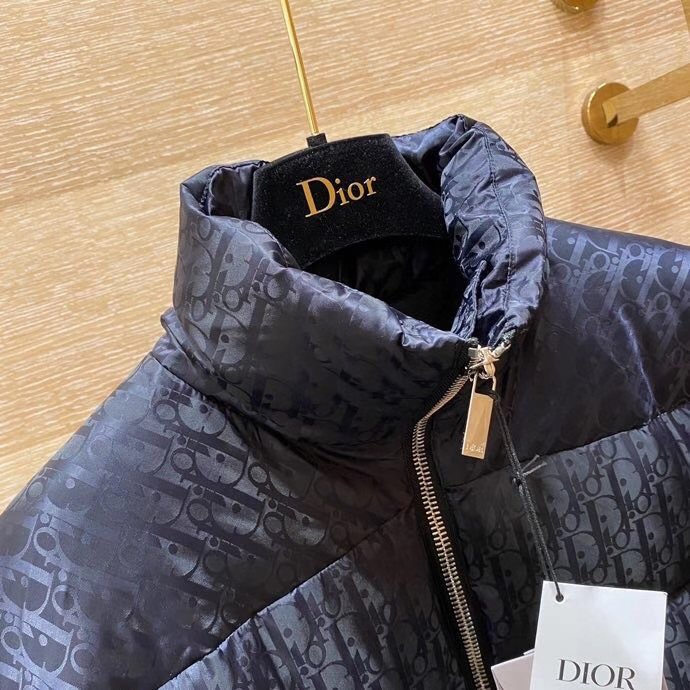 Dior Oblique Print Down Puffer Jacket - everydesigner