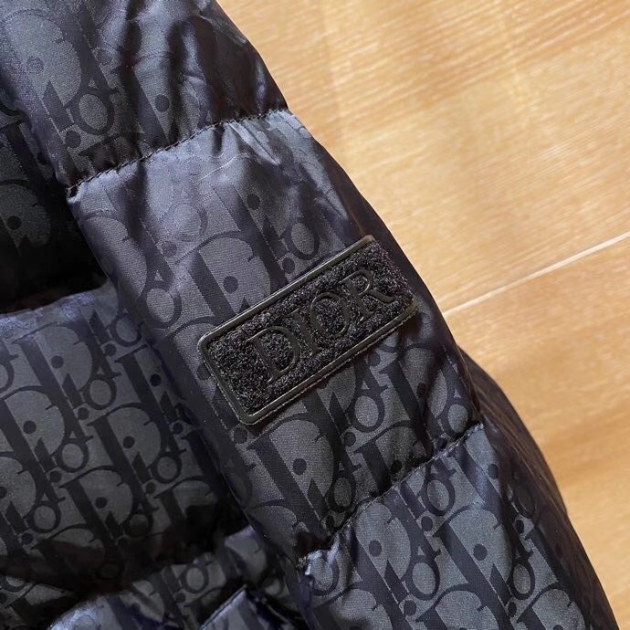 Dior Oblique Print Down Puffer Jacket - everydesigner