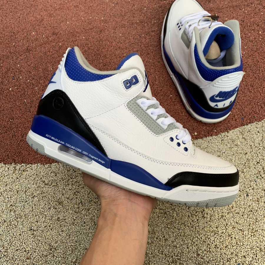 Jordan  Fragment X Air 3 White/Royal Blue-Black DA3595-040 - everydesigner