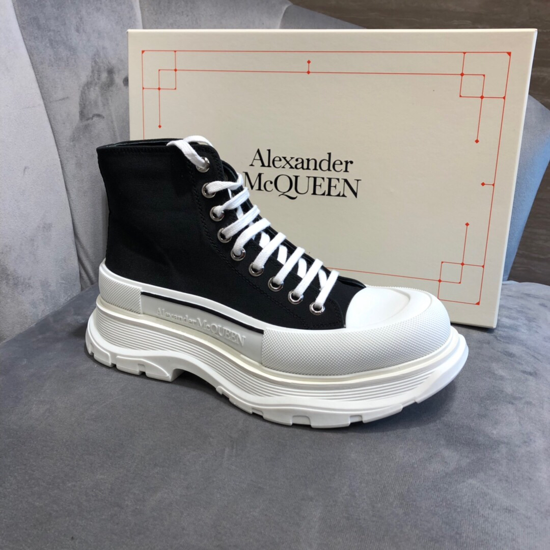 Alexander Mqueen Tread Slick Platform High Sneakers - everydesigner