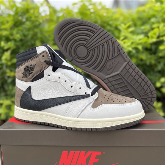 Jordan Travis Scott Air 1 Mocha CD4487-100 - everydesigner