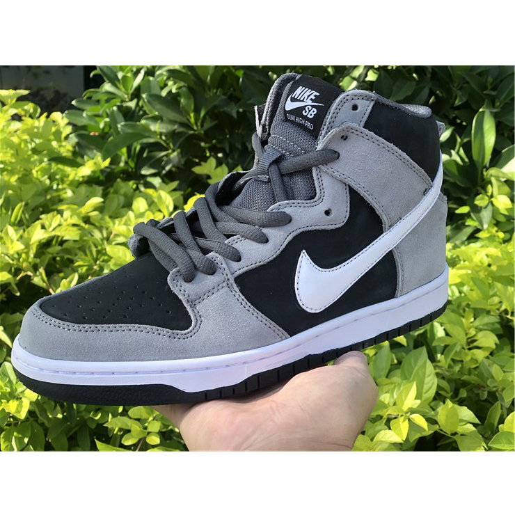 Nike SB Dunk High Pro Dark Grey Black White 854851-010 - everydesigner