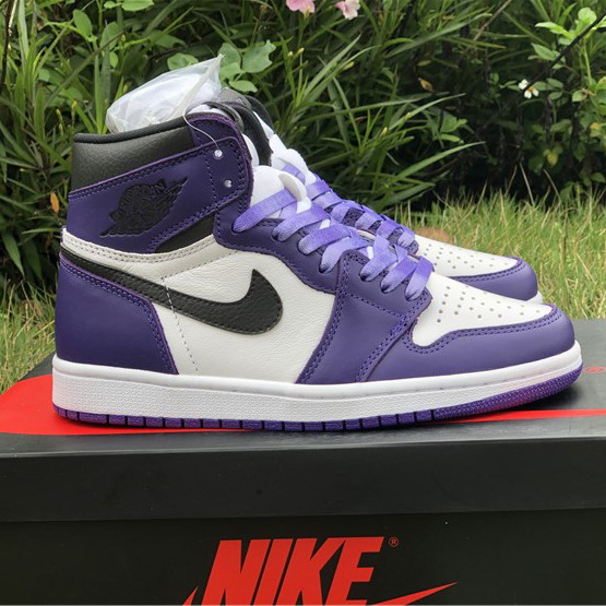 Jordan Air 1 Retro High Court Purple White - everydesigner