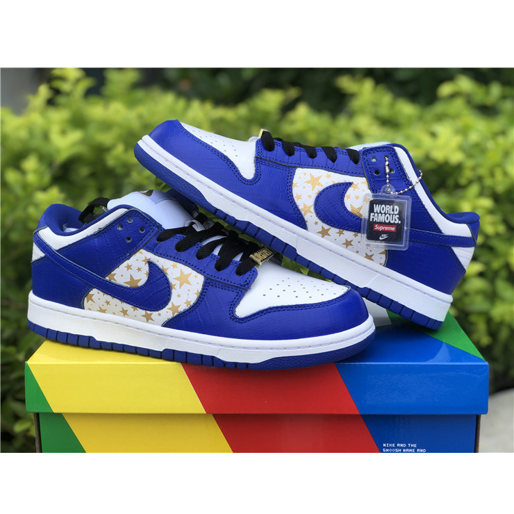 Nike SB Dunk Low "Blue Stars" DH3228-100 - everydesigner