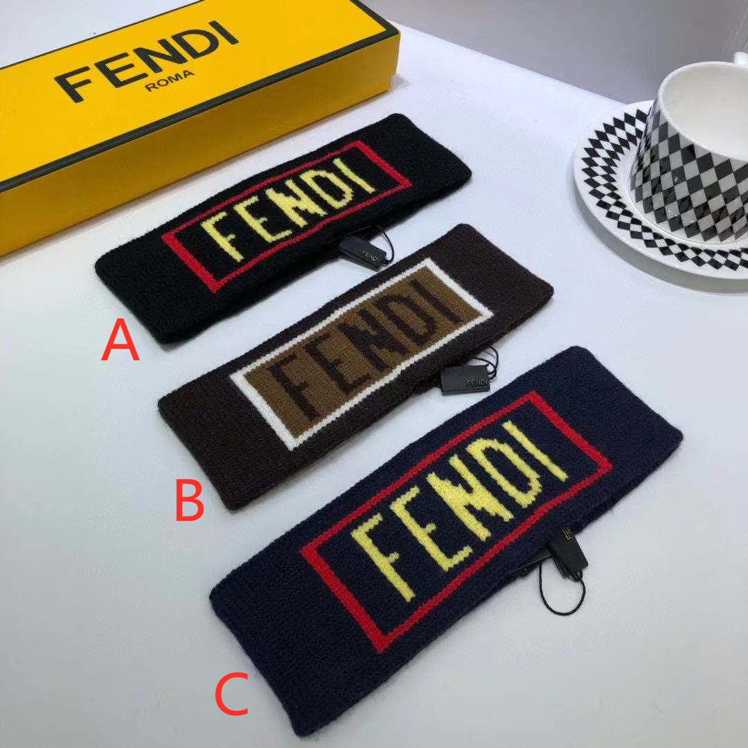 Fendi Logo Printed Headband - everydesigner