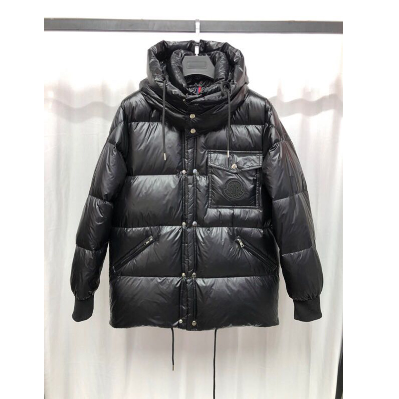 Moncler  Lamentin Short Down Jacket In Black - everydesigner