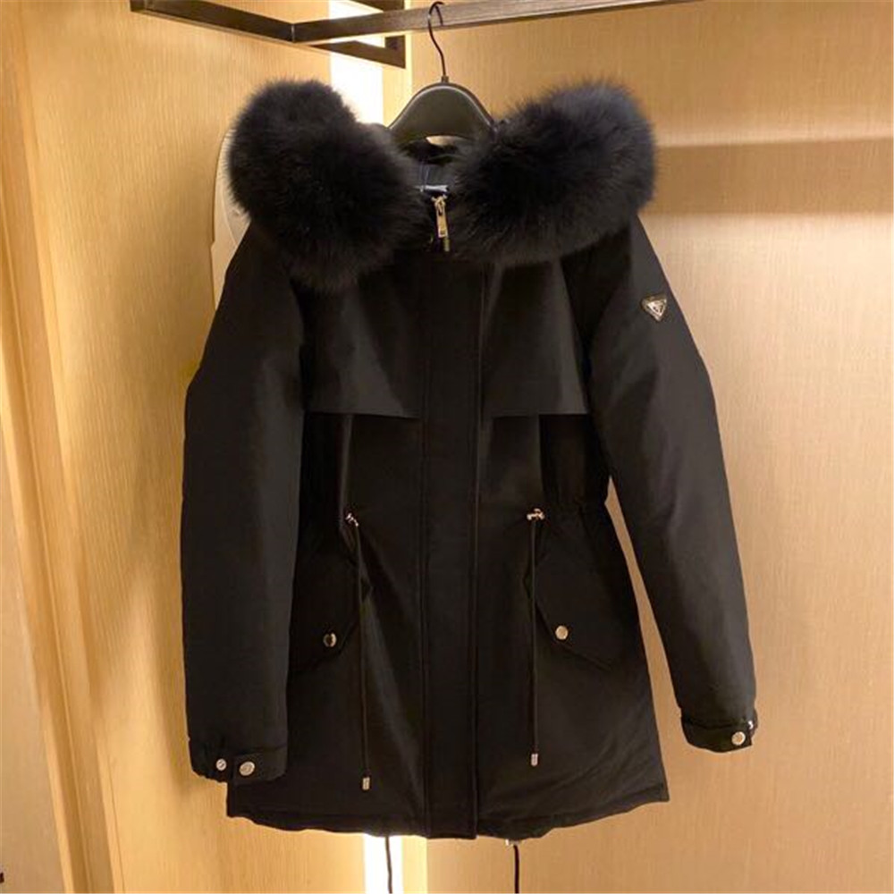 Prada Detachable Long Down Jacket(Black) - everydesigner