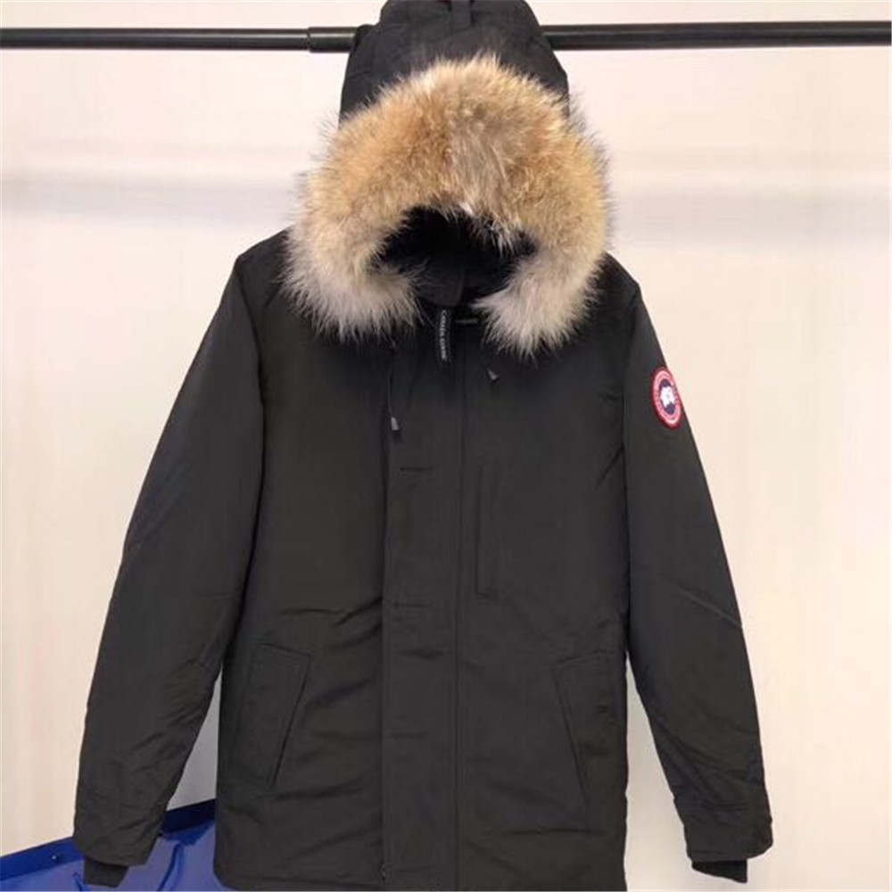 Canada Goose Men Padded Long Down Jacket In Black(06） - everydesigner