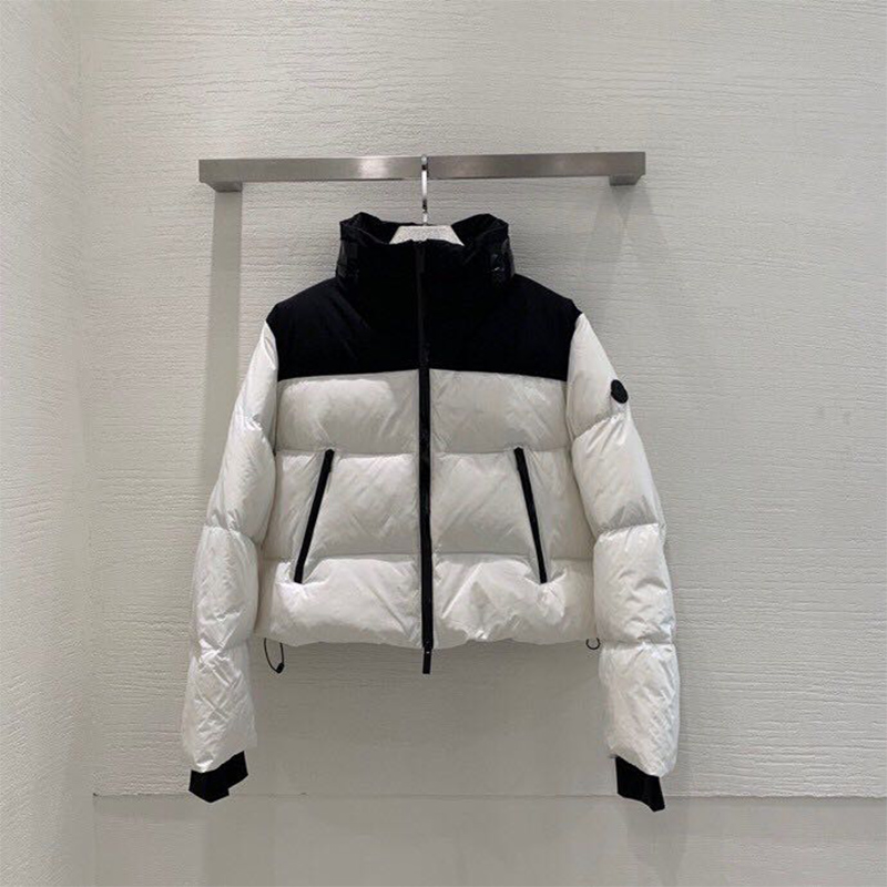 Moncler Jasione Short Down Jacket In White - everydesigner