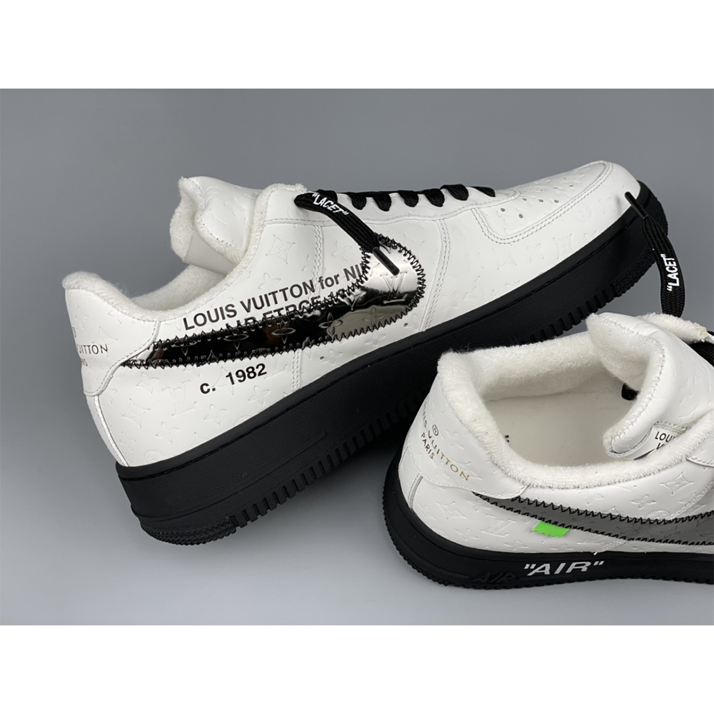 Louis Vuitton X Nike Air Force 1 Sneaker White - everydesigner