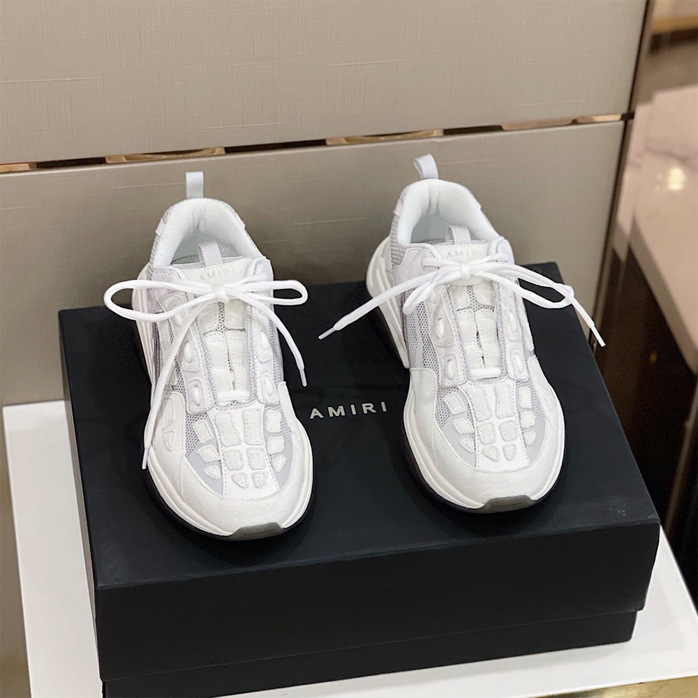 Amiri Bone Runner Sneakers White - everydesigner