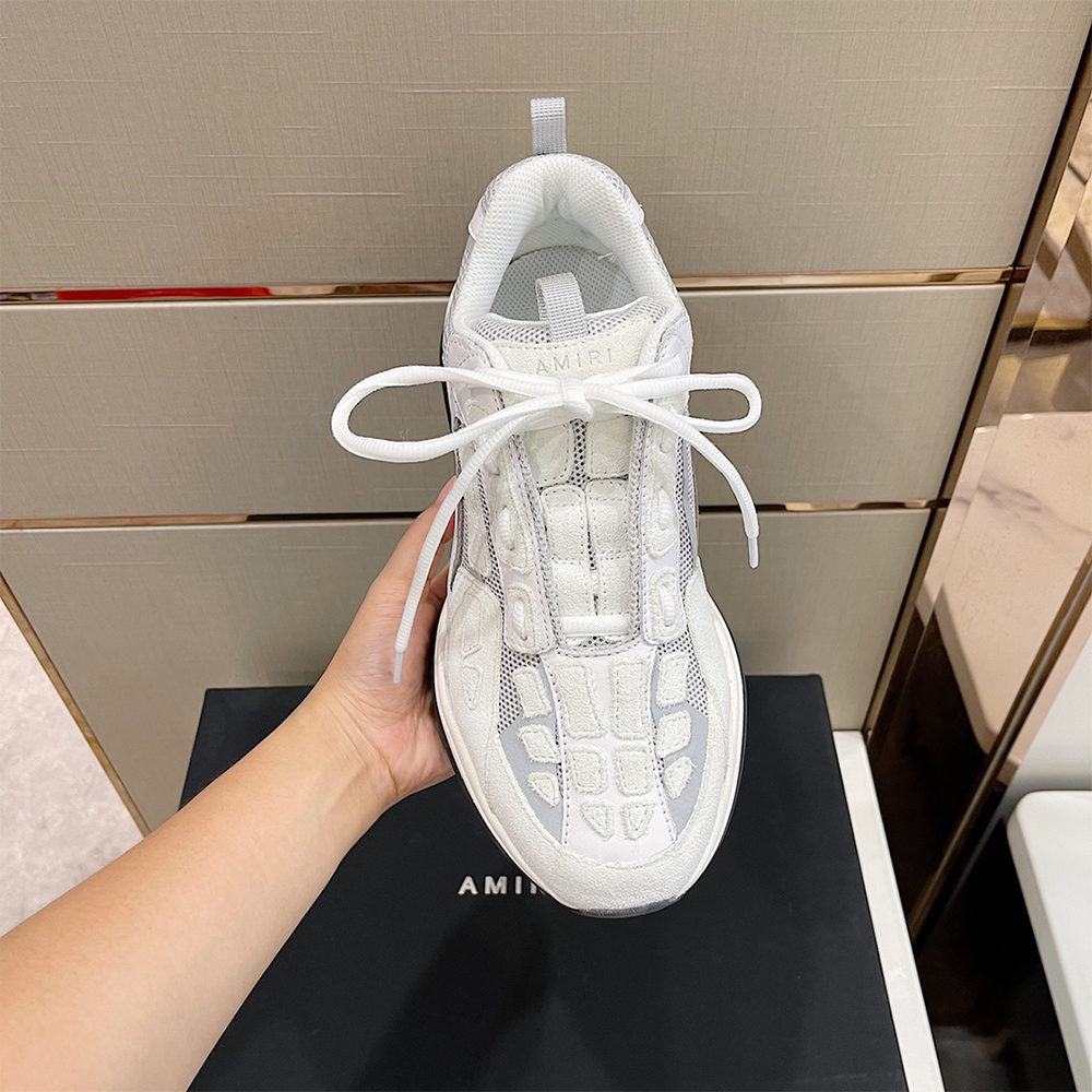 Amiri Bone Runner Sneakers White - everydesigner