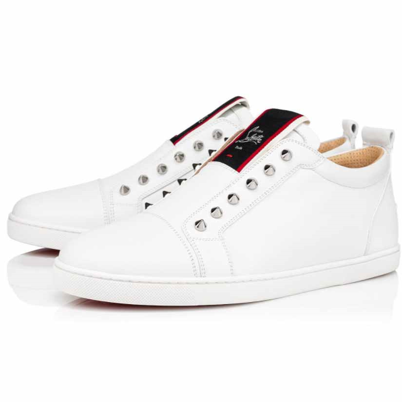 Christian Louboutin F.A.V Fiqeu A Vontade White Calf  - everydesigner