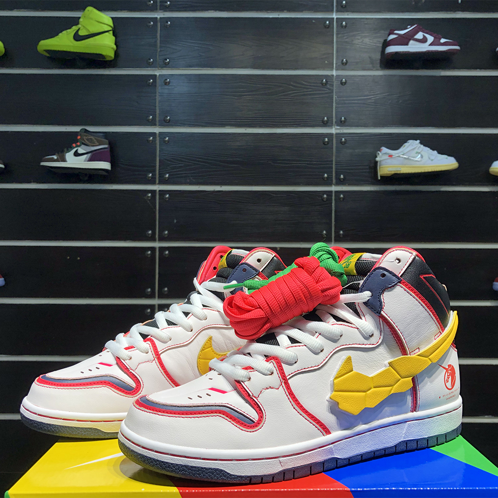 Gundam X Nike SB Dunk High Project RX-0 Unicorn - everydesigner