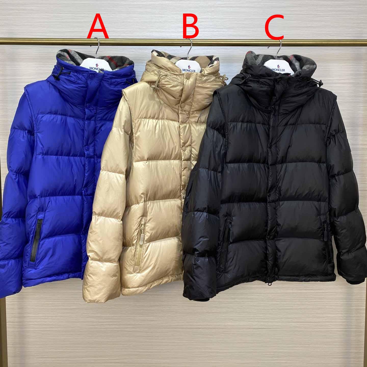 Burberry Logo Print Down Jacket - everydesigner