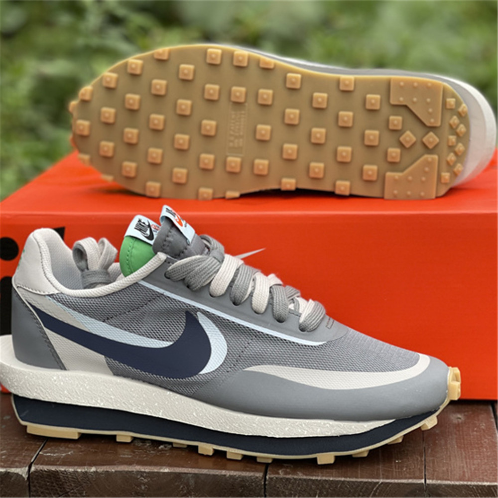 Clot X Sacai X Nike LDWaffle "Neutral Grey" Sneaker - everydesigner