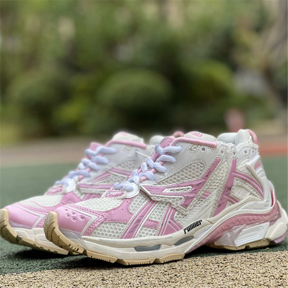 Balenciaga Track Sneaker In Cherry Pink  - everydesigner