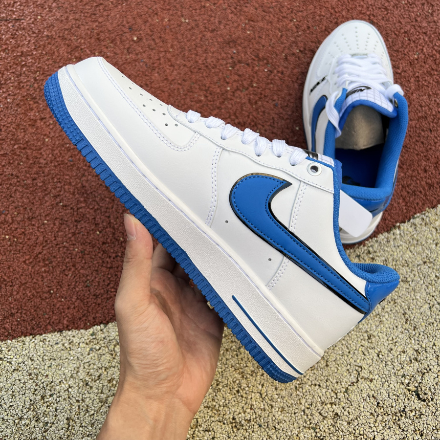 Nike Low Sneaker Air Force 1 '07 LV8 White Blue  - everydesigner