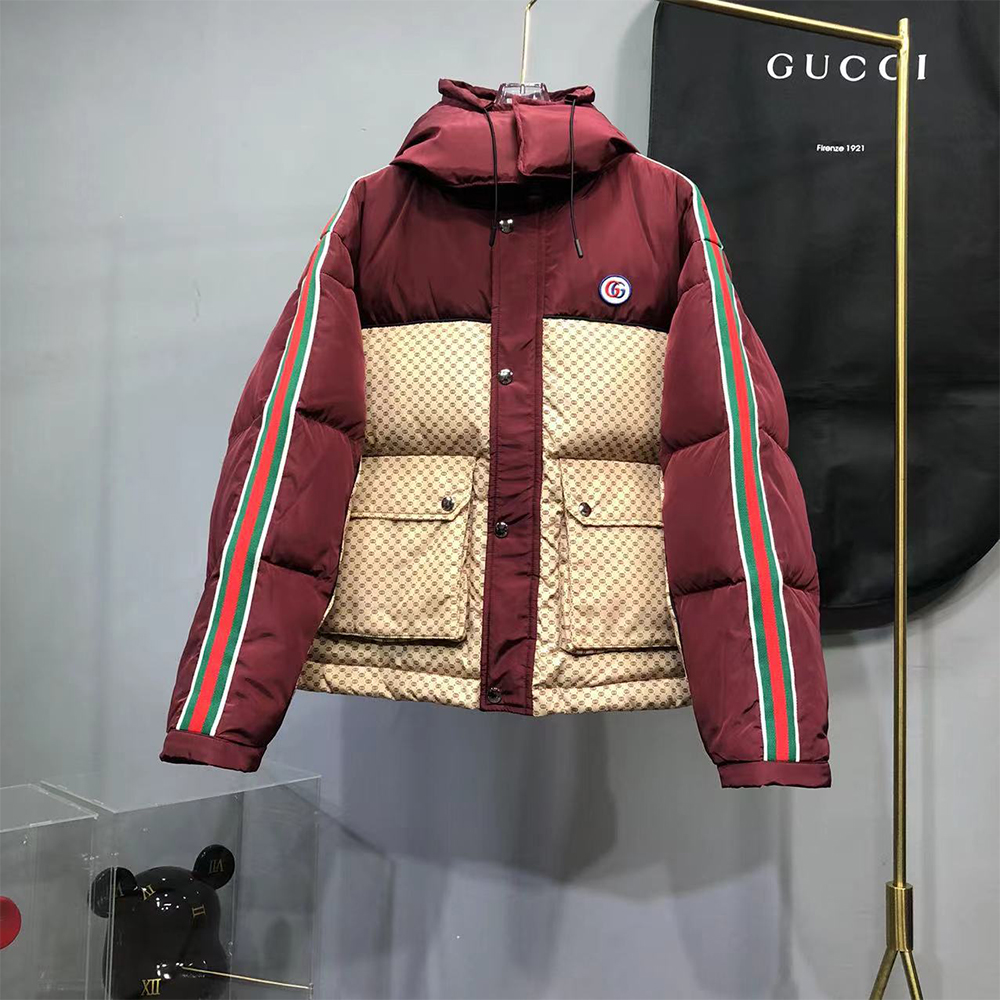 Gucci Women GG Parachute Nylon Padded Jacket - everydesigner