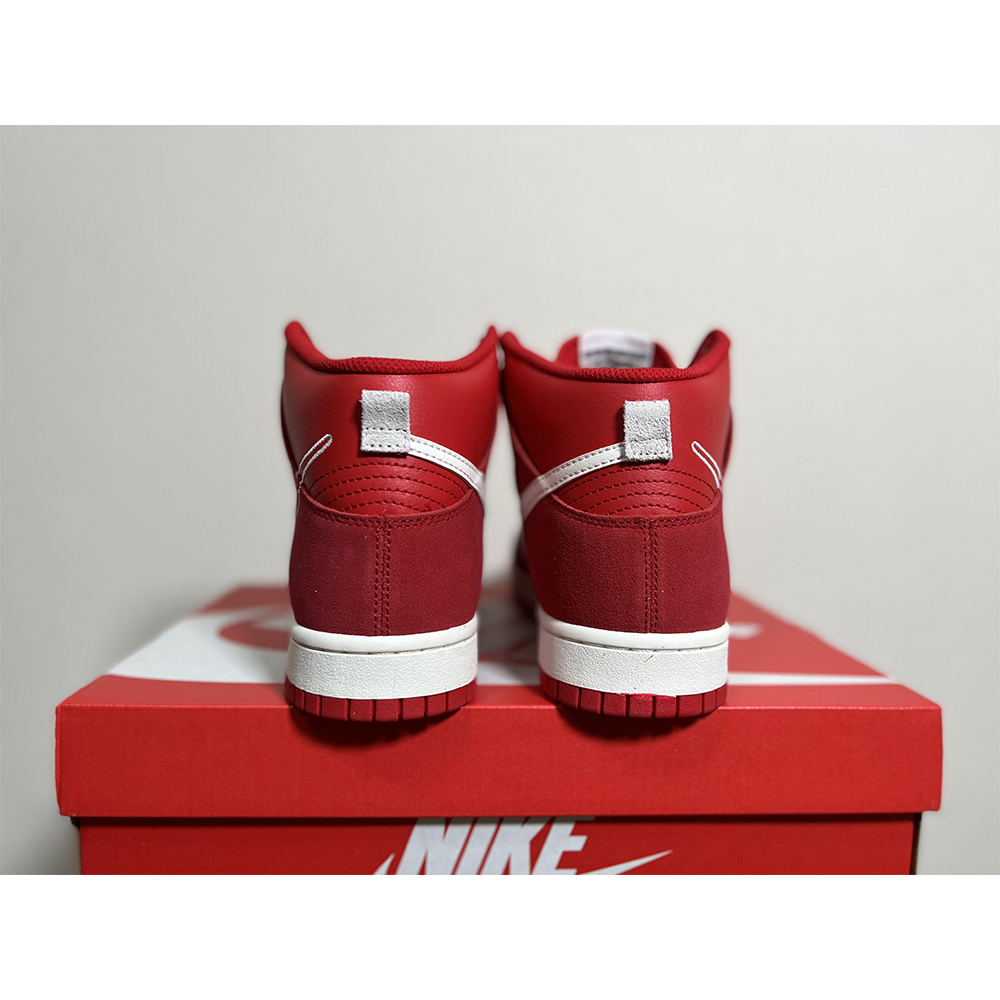 Nike Dunk High First Use Red Sneaker - everydesigner