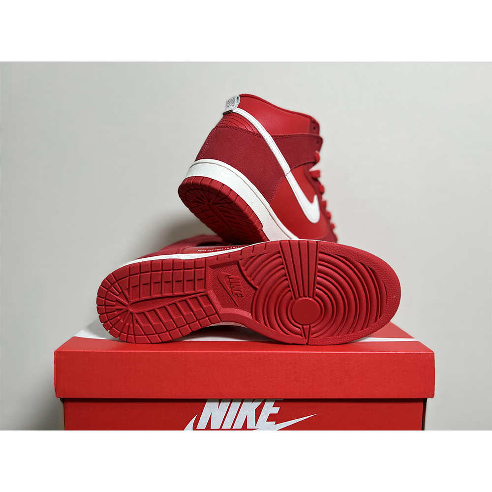 Nike Dunk High First Use Red Sneaker - everydesigner