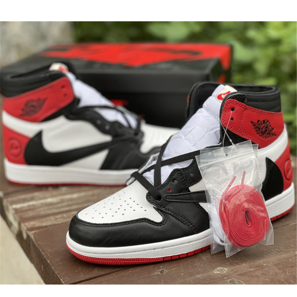 Jordan AJ1 Sneaker In Red&Black DH3227  - everydesigner